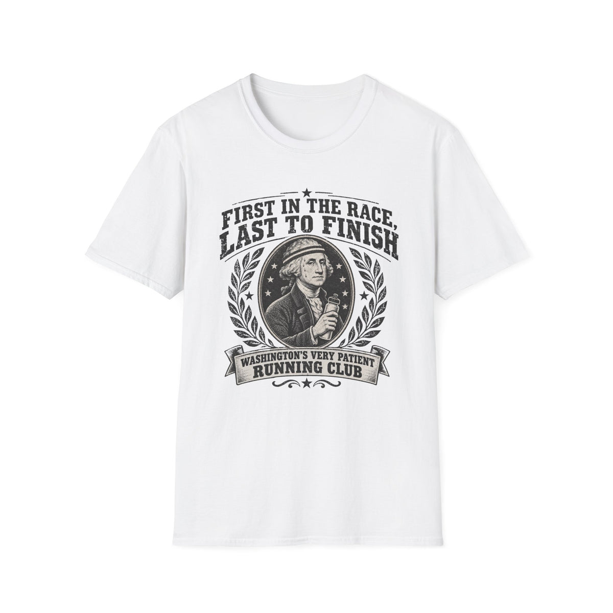 Washington's Very Patient Running Club BW T-Shirt