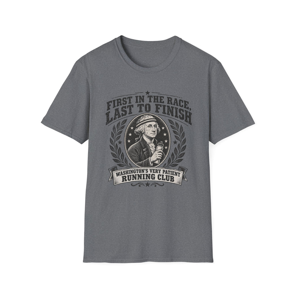 Washington's Very Patient Running Club BW T-Shirt
