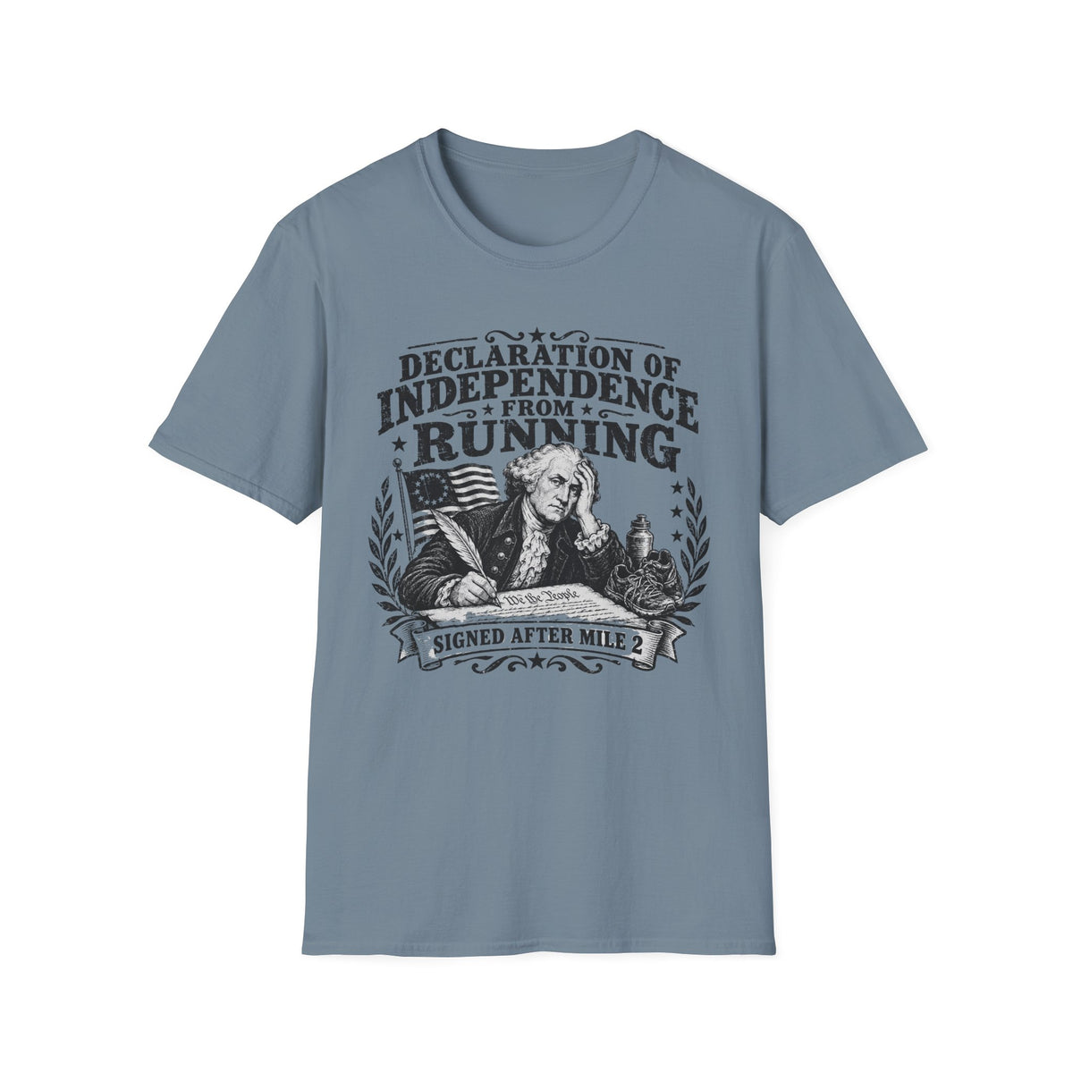 Declaration of Independence from Running T-Shirt