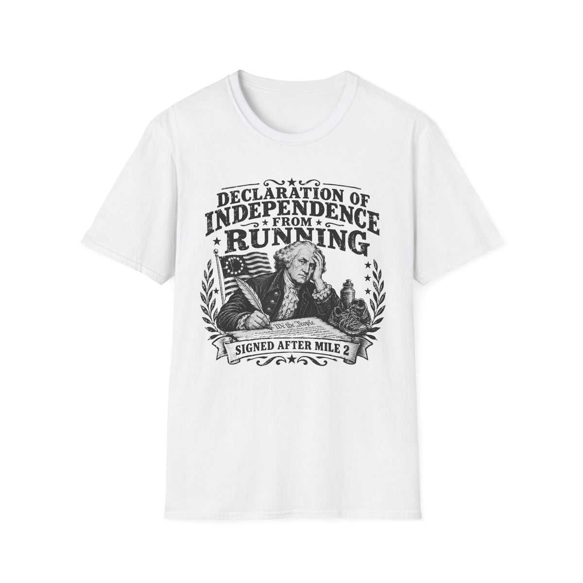 Declaration of Independence from Running T-Shirt