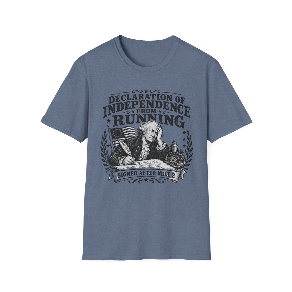 Declaration of Independence from Running T-Shirt