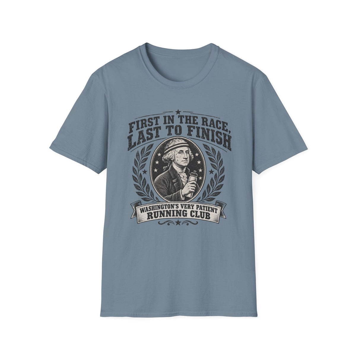 Washington's Very Patient Running Club BW T-Shirt
