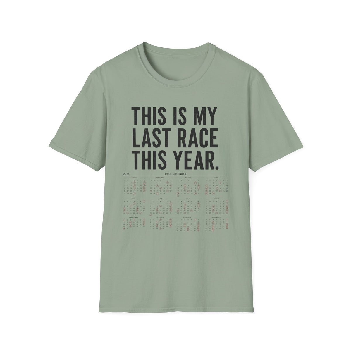 This Is My Last Race This Year T-Shirt