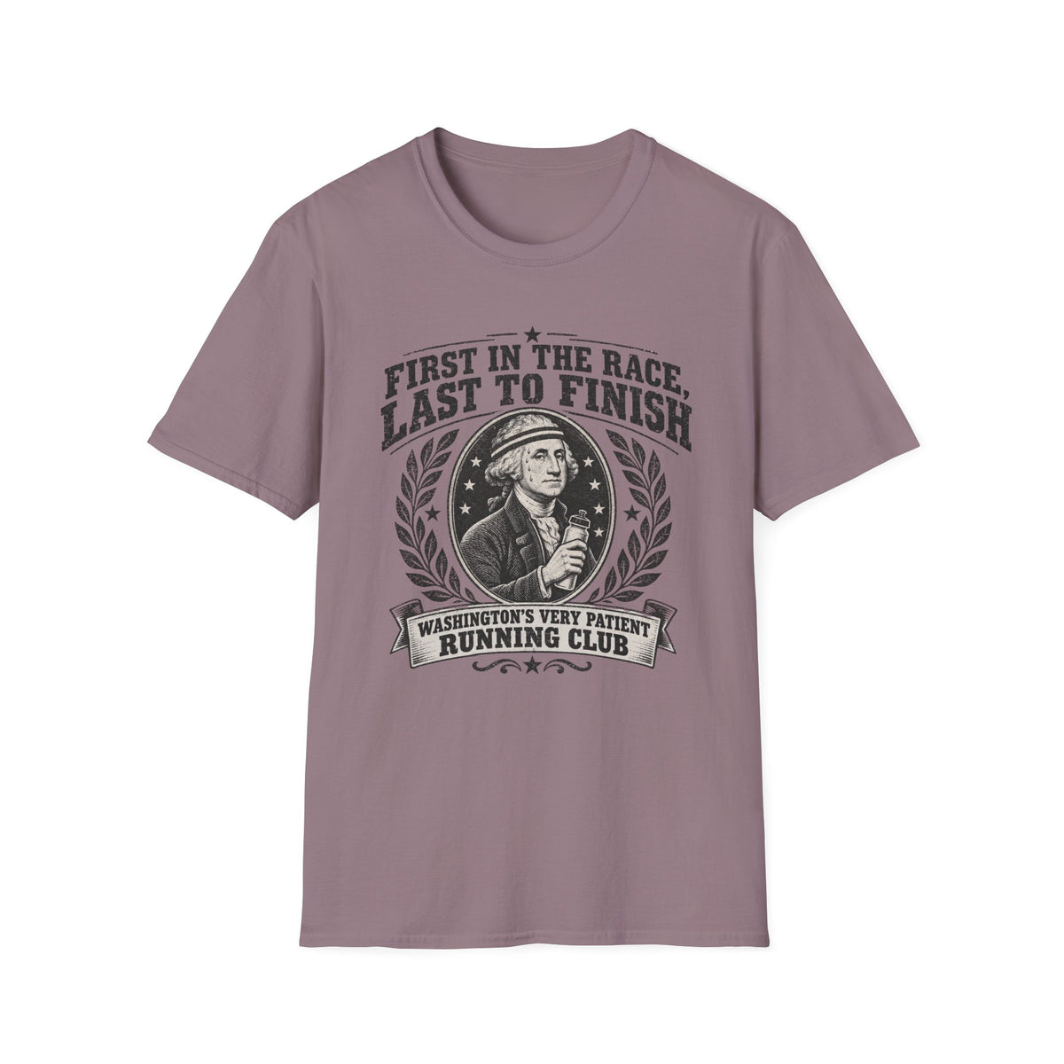 Washington's Very Patient Running Club BW T-Shirt