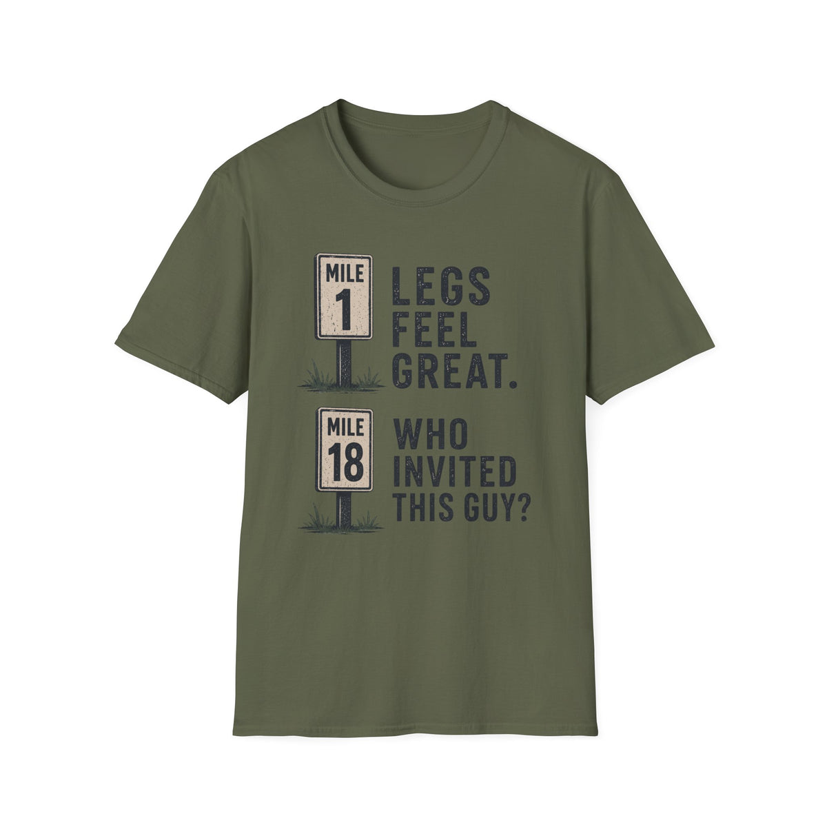 1 Mile 18 Mile T-Shirt